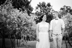garret and Mary black and white wedding 2016